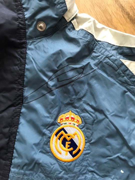 adidas ジダン サイン入りパーカー