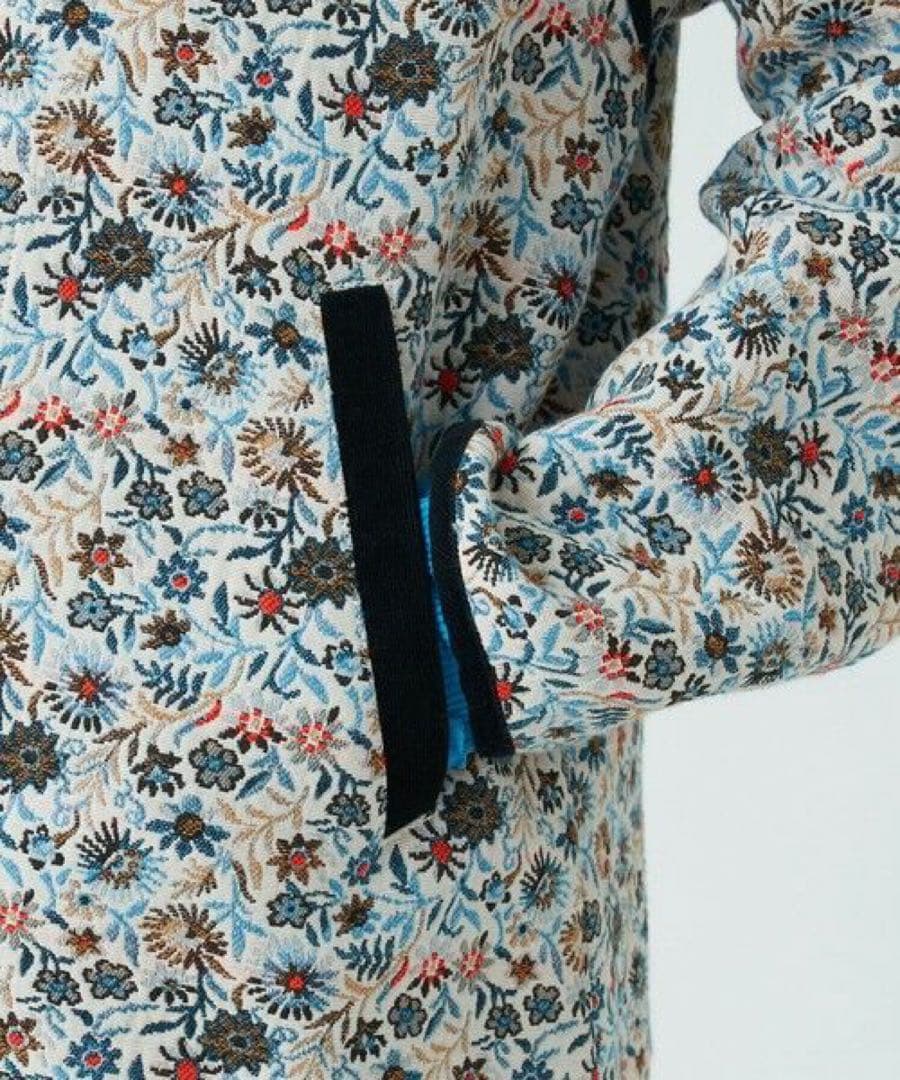 MACPHEE フローラルゴブラン ノーカラージャケット マカフィー　2023