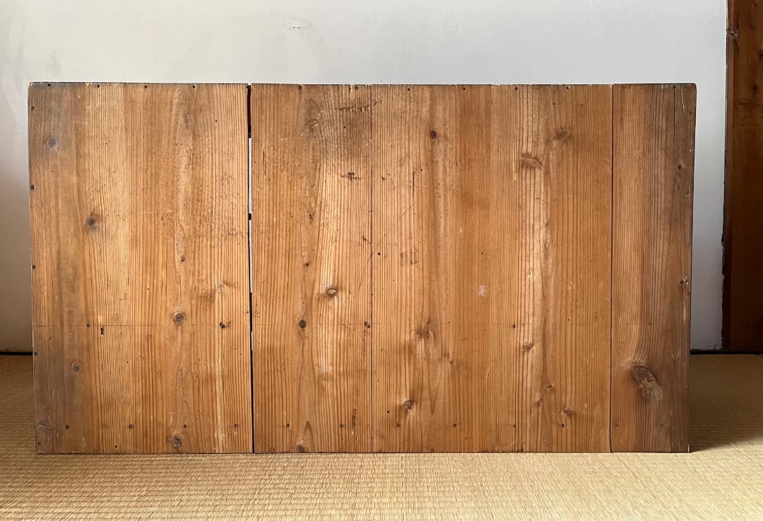 古道具 木製収納棚｜無垢材｜古民家｜昭和レトロ｜本棚・食器棚・展示棚