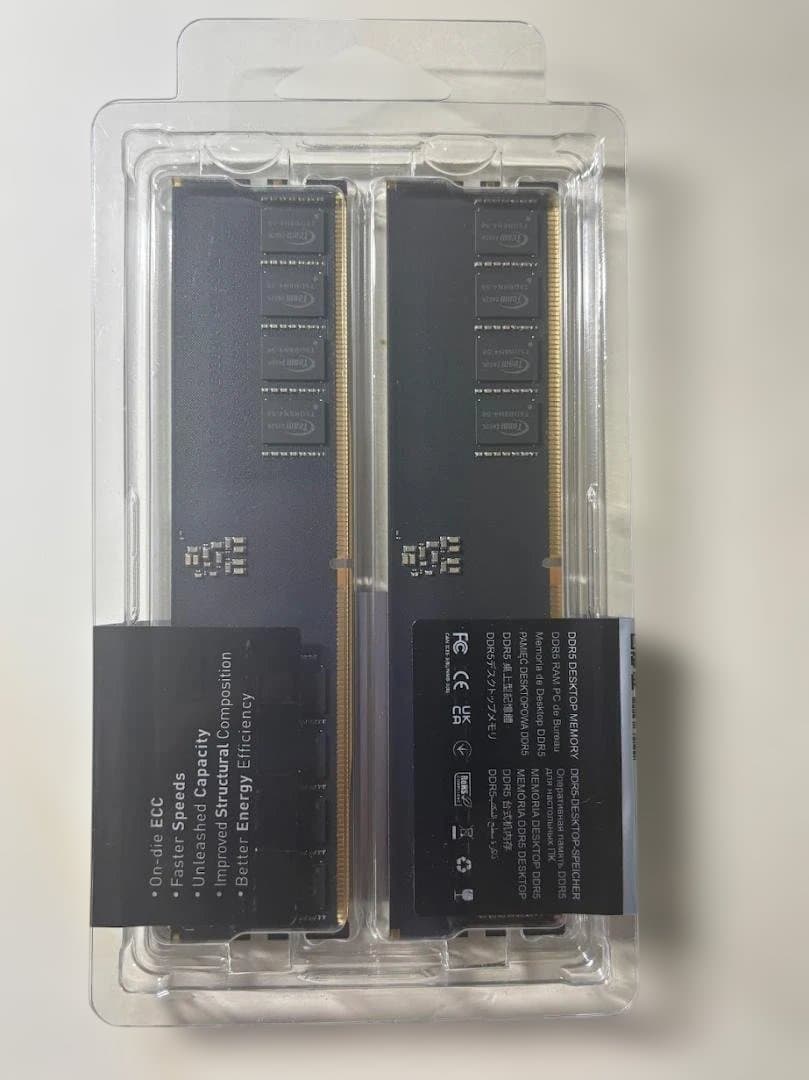 TEAMGROUP ELITE DDR5 64GB 6400MHz 新品未使用