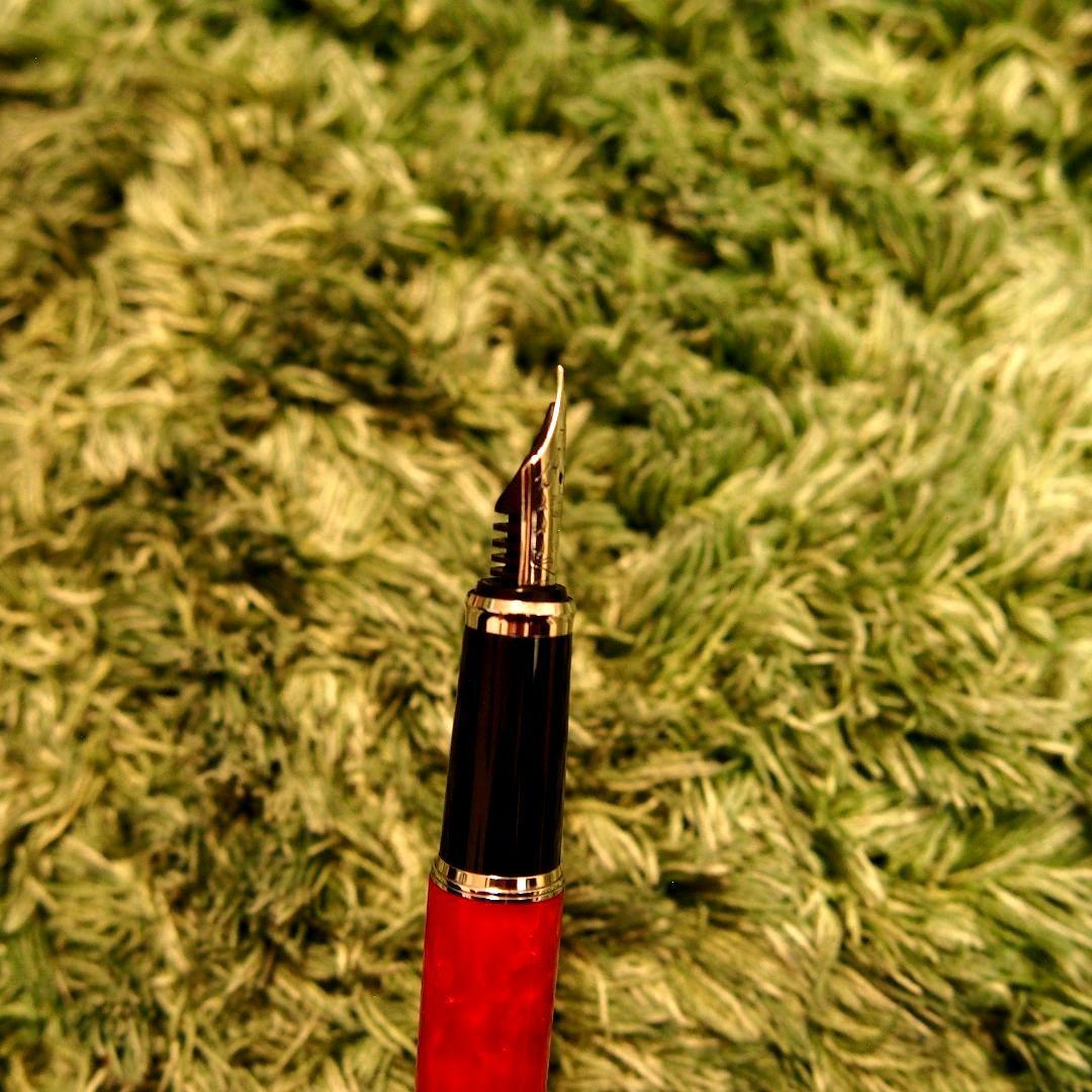 【美品】パイロット 万年筆 レガンス89s レッド Fニブ