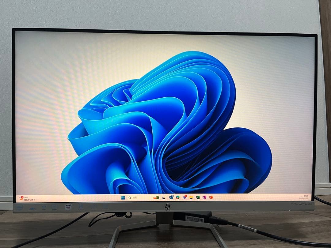 HP 27インチモニター　27fw with Audio