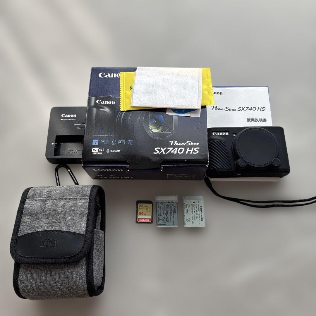 Canon PowerShot SX740 HS ブラック