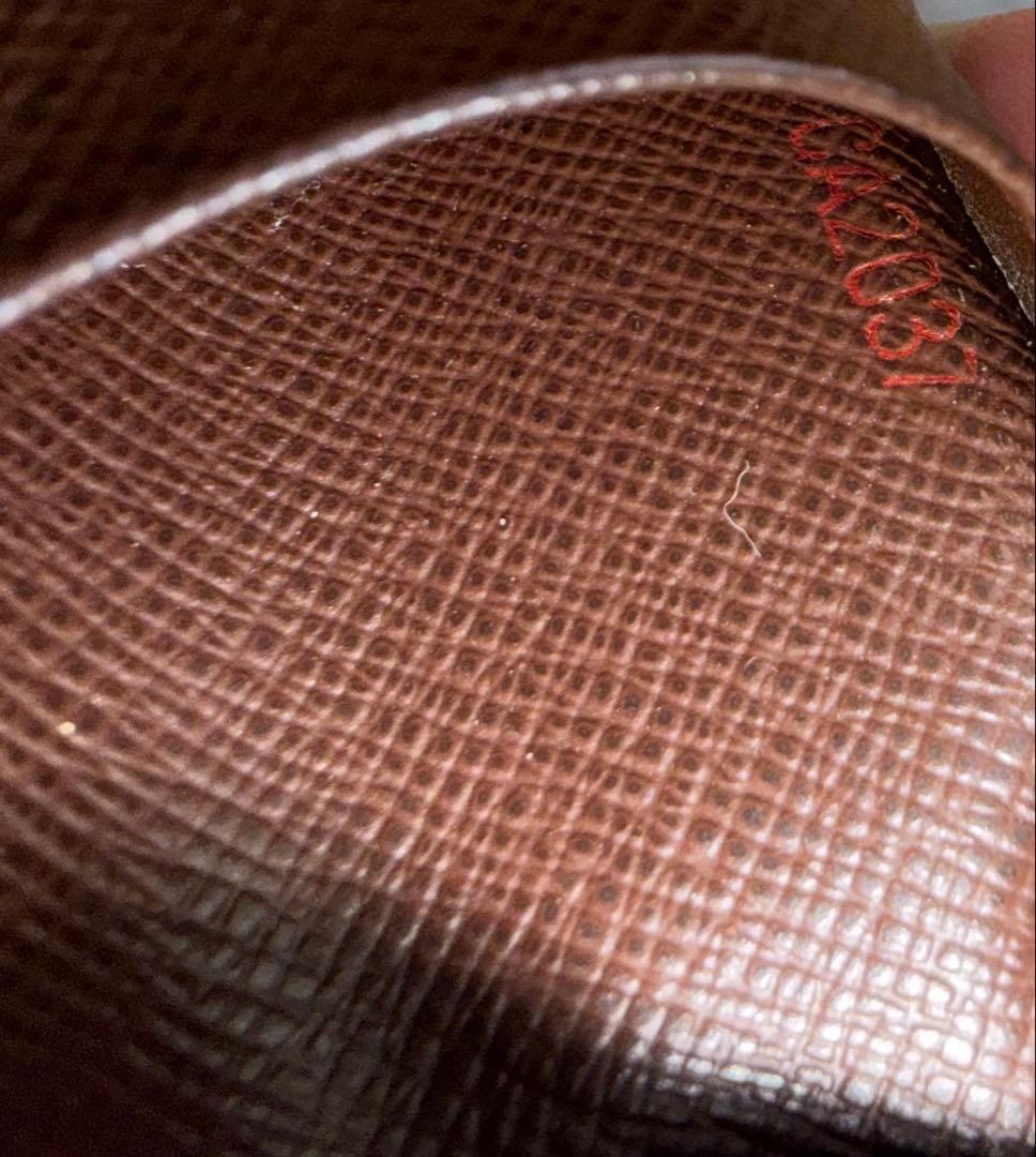 美品　ルイヴィトン　ダミエ　名刺入れ　カードケース