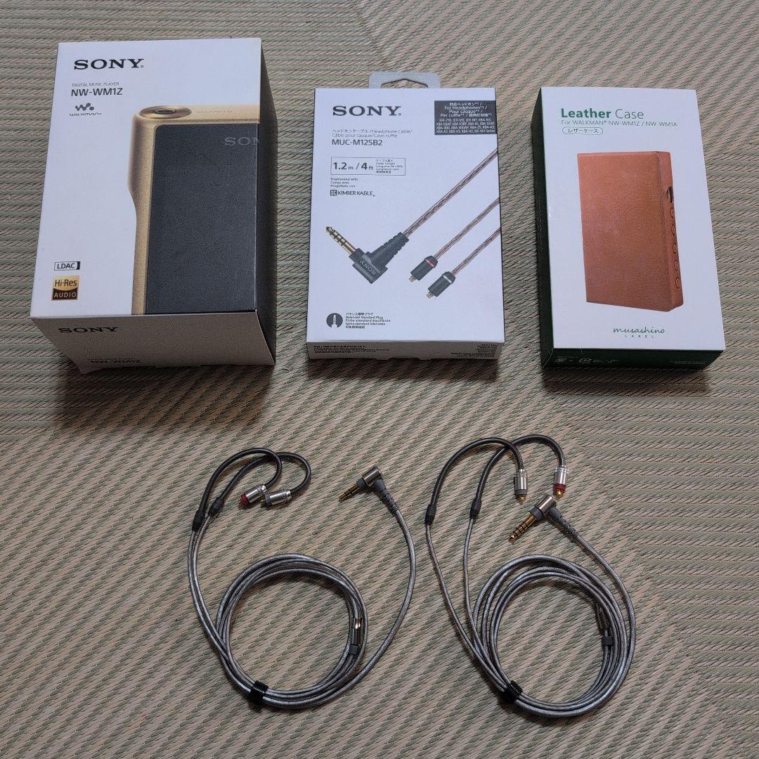 ポータブルプレーヤー NW-WM1Z IER-Z1R MUC-M12SB2 RMT-NWS20