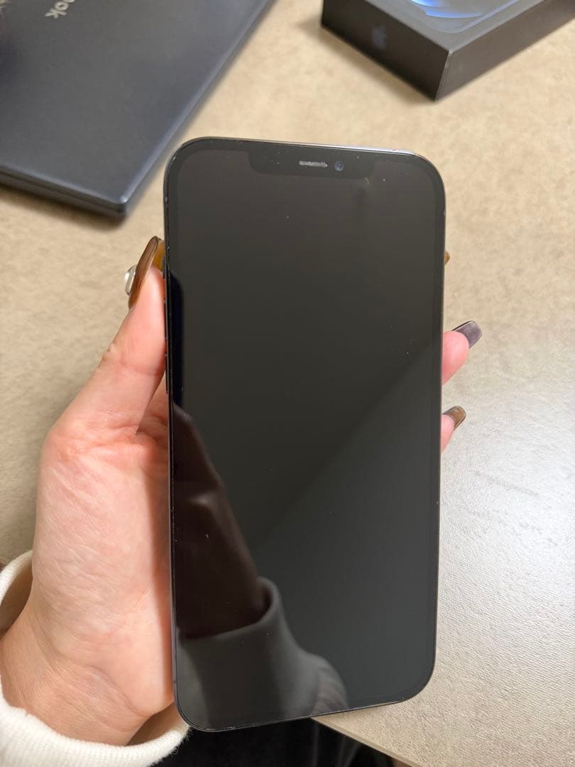 【美品】Apple iPhone12ProMAX Simフリー標準装備フルセット