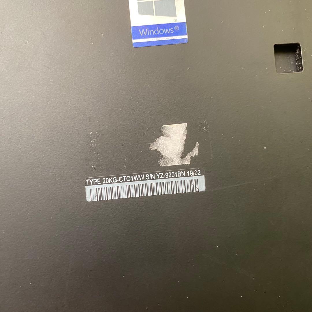 Lenovo ThinkPad X1 Carbon 20KGCT01WW レノボ