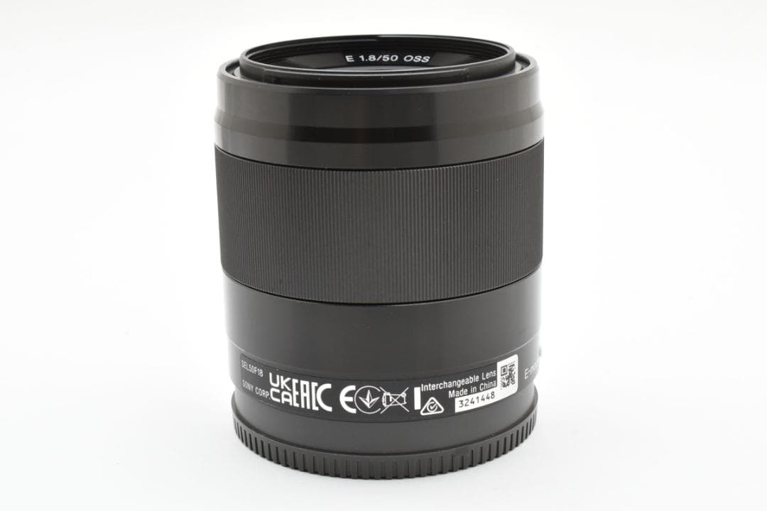 新品級 ソニー E 50 F1.8 OSS SEL50F18 ブラック M783