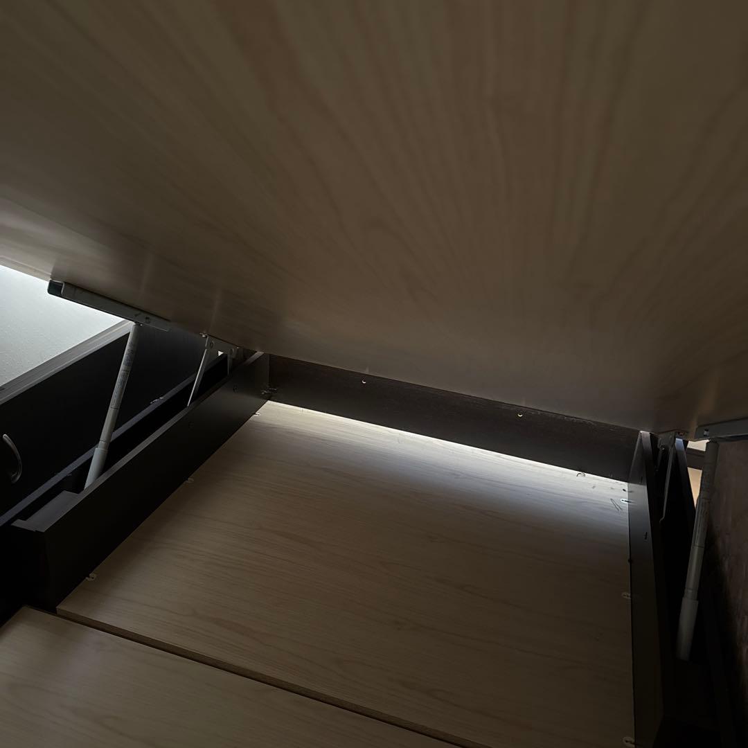 島忠購入 シモンズベッドフレーム ダブルサイズ シンプル 収納 おしゃれ 家具