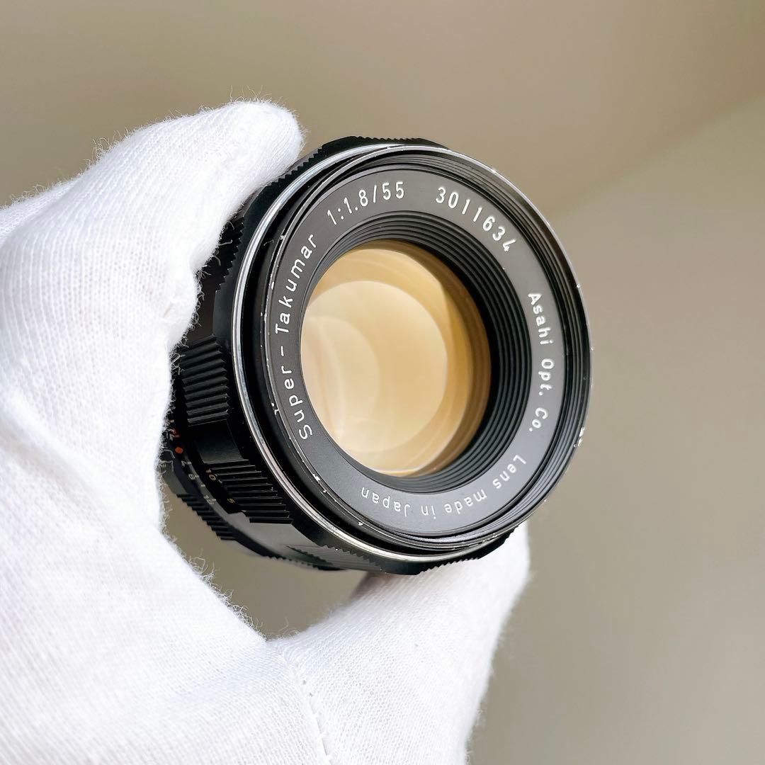 【美フレア光学美品】PENTAX Super Takumar 55mm f1.8