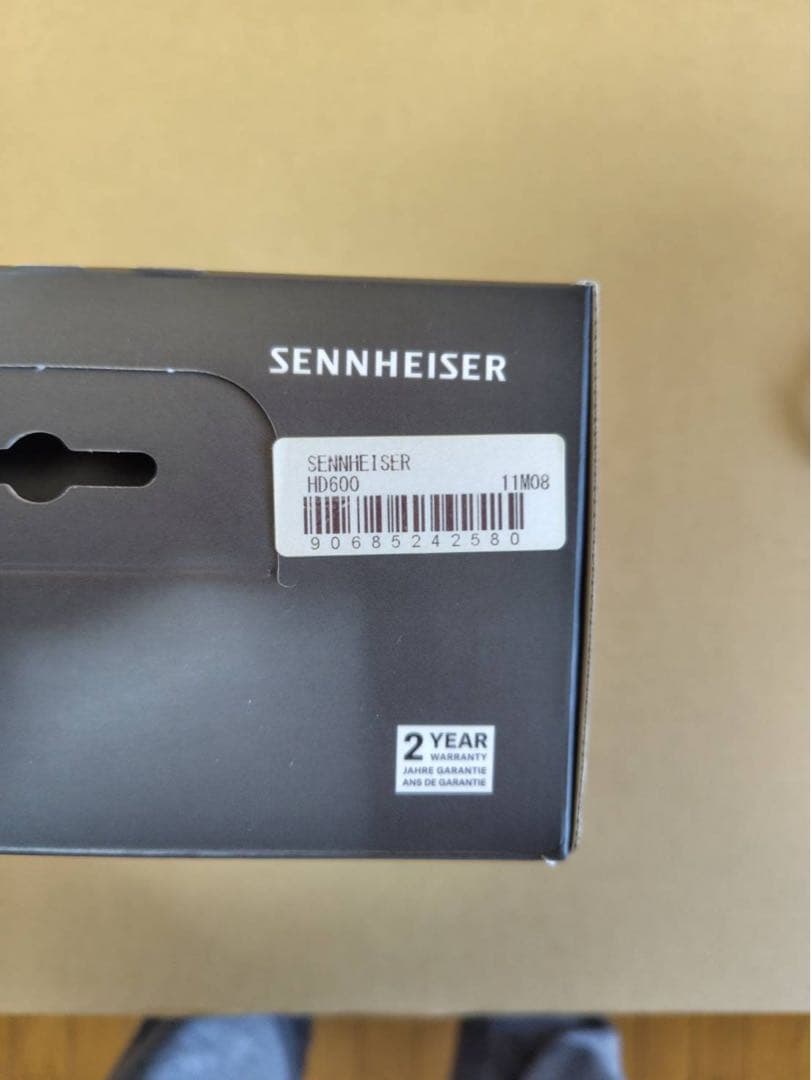 SENNHEISER HD600 ヘッドホン 純正イヤーパッド付属