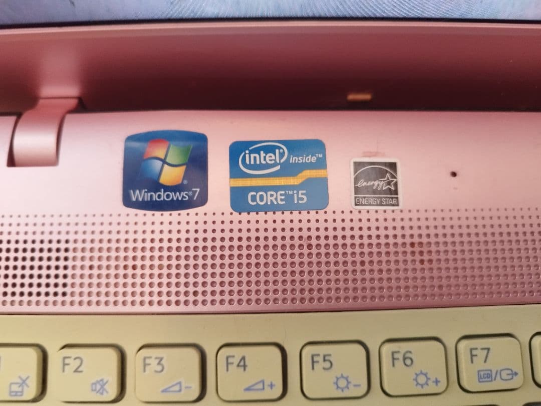 値下げ　ジャンク 256GB i5 人気VAIO ピンク カメラ付！Win10