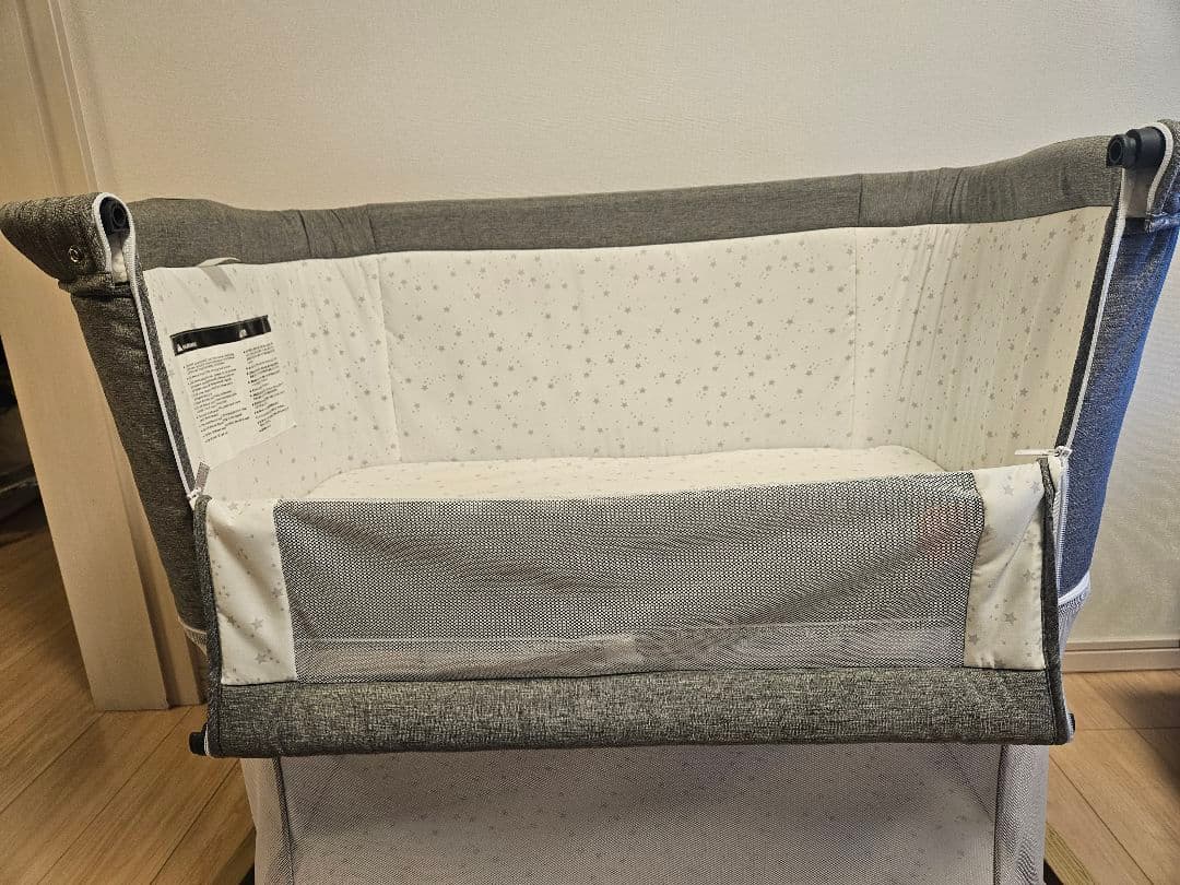 3WAY ベビーベッド 揺りかご・添い寝・プレイヤード