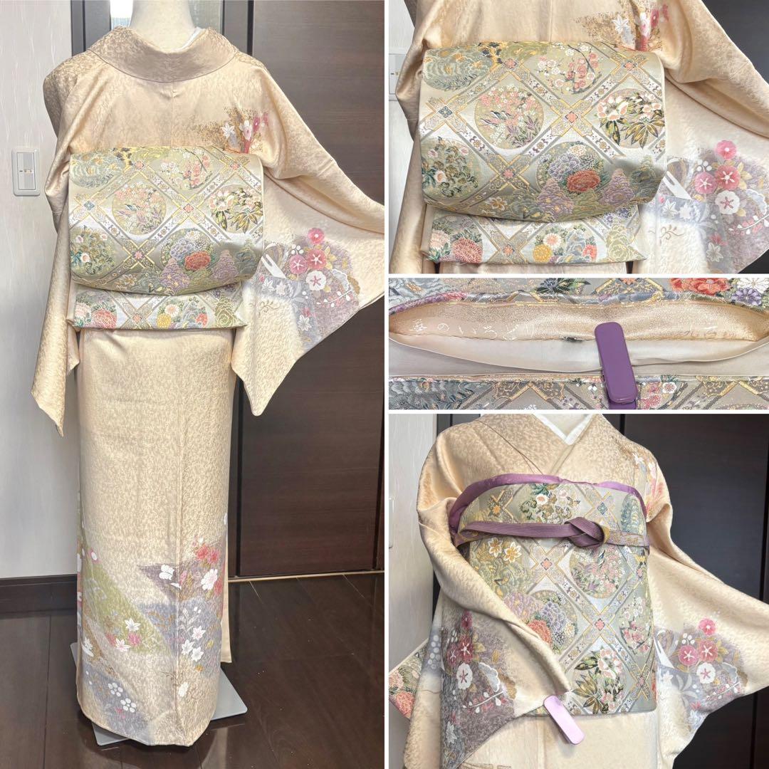 金駒刺繍　訪問着　フルセット　トールサイズ　入学式　卒業式　お宮参り