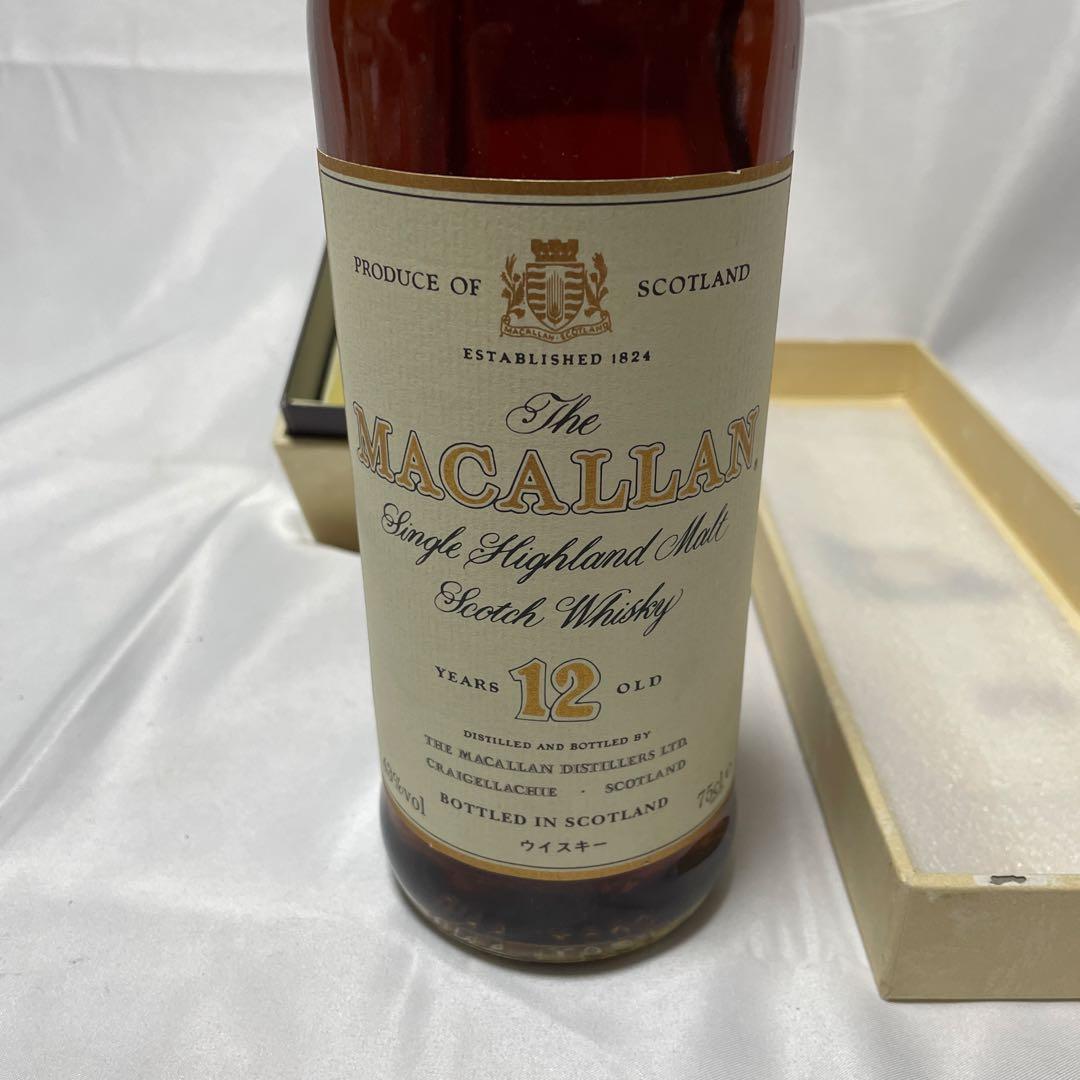 MACALLAN マッカラン12年 旧ボトル 箱付 未開封
