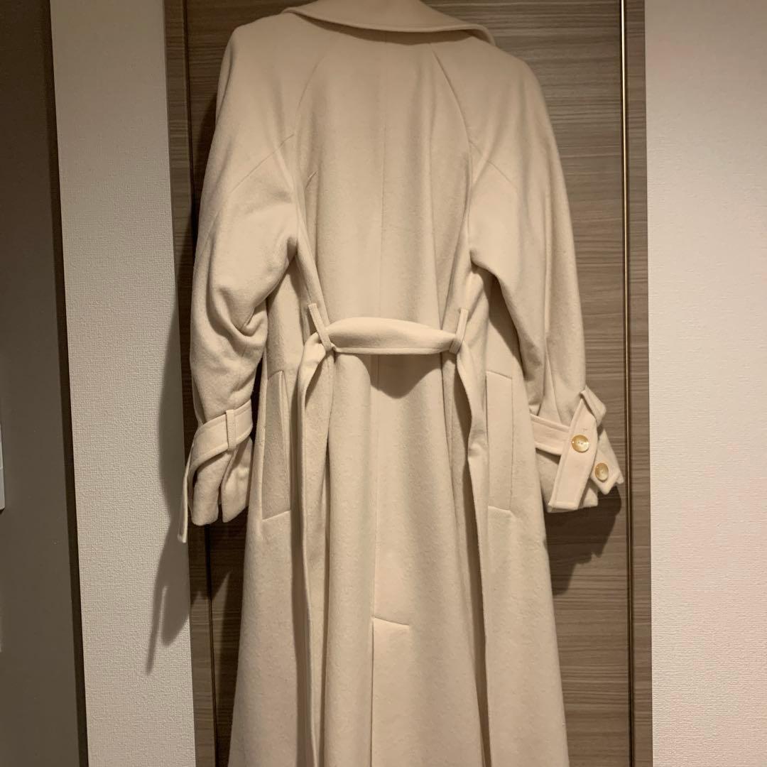 snidel ウールカシミヤスタンドカラーコート アイボリー サイズ0