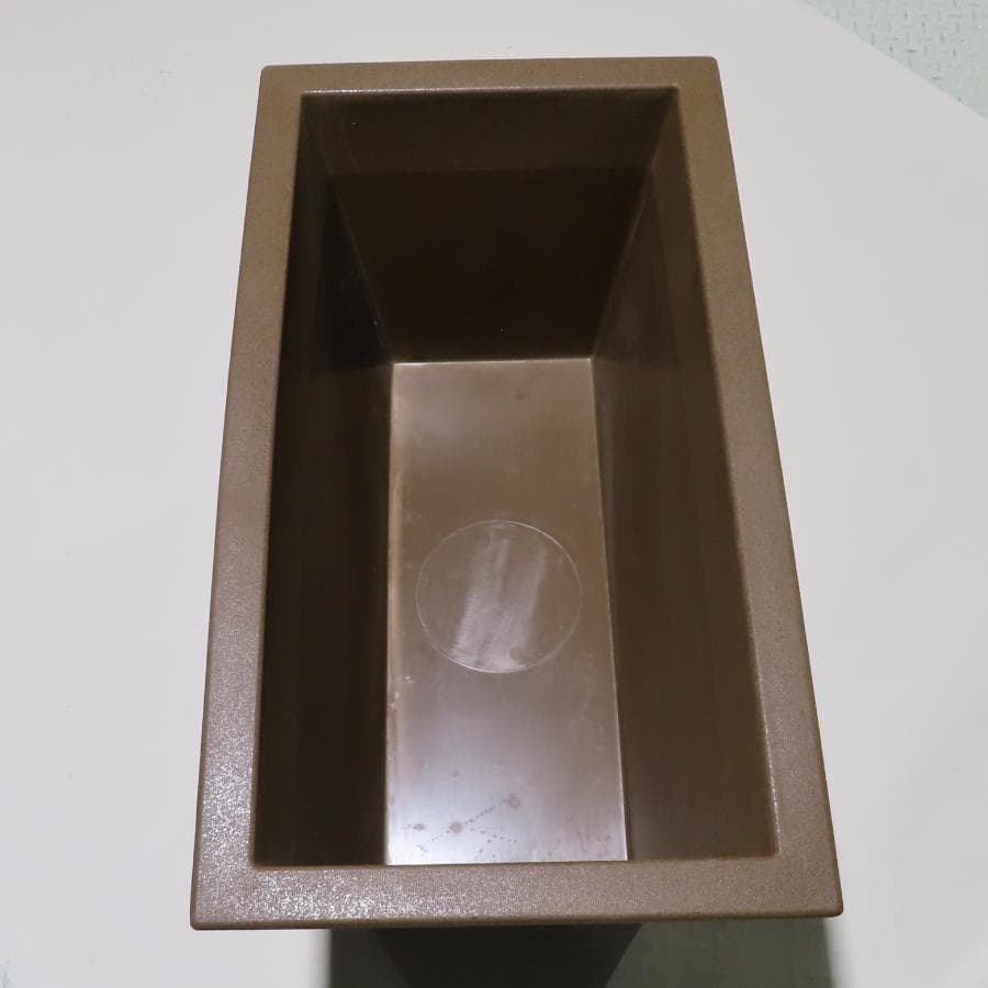 大幅値下げ！【引取限定】インテリアプランター（茶）大型鉢カバー　ブラウン