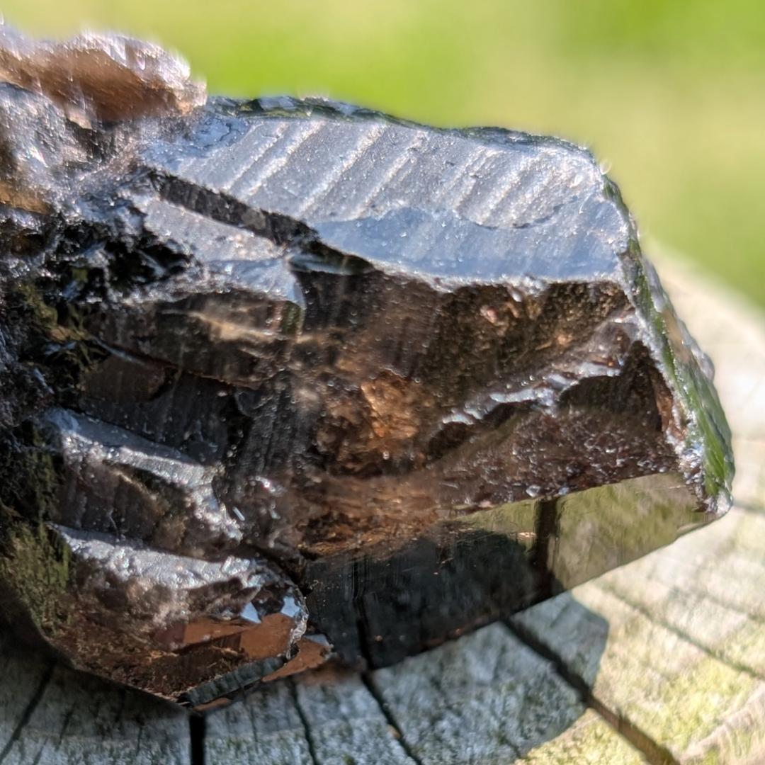 モリオン 原石 山東省産 黒水晶 53g お守り パワーストーン 玄関に置くと吉