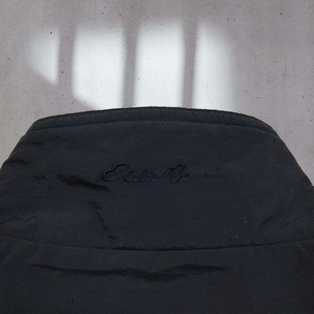 00s Eddie Bauer ウォームアップジャケット L 濃紺 シェルド