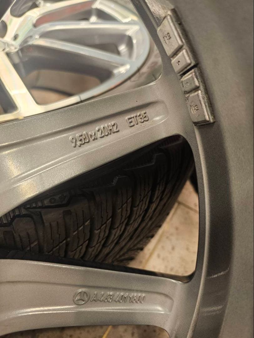 美品 ベンツ Gクラス G63 純正スタッドレスタイヤ ホイール 20インチ