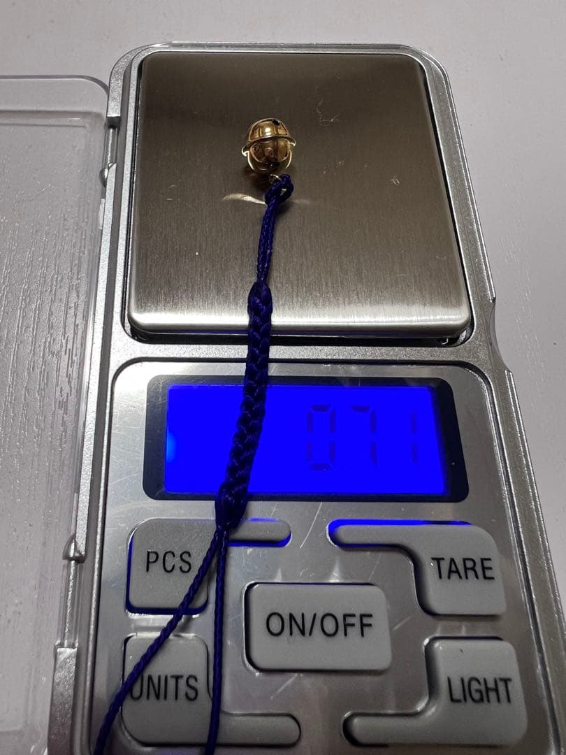 K18 鈴 根付けストラップ