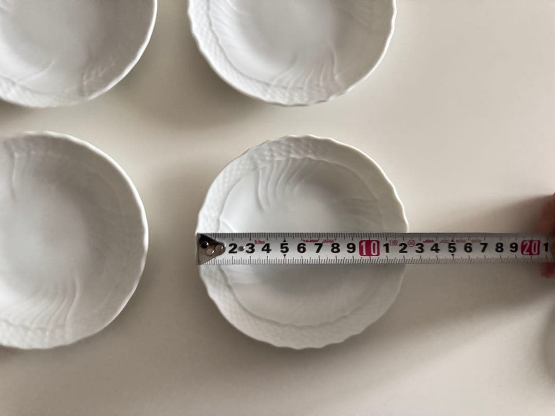 【『くー様』専用】ベッキオホワイト(約12cm)4枚＋稜花鉢（白磁）6枚