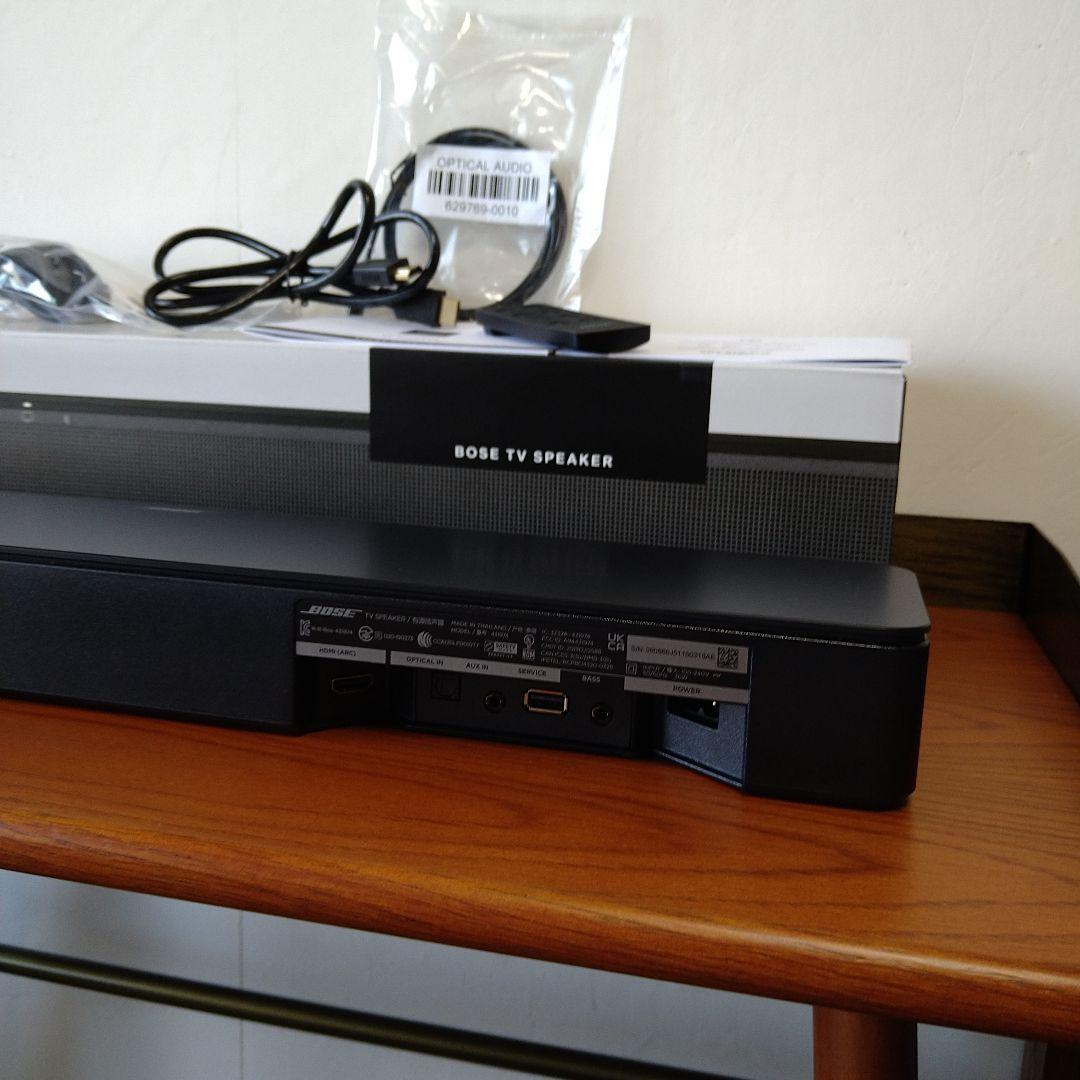 【新品同様】BOSEサウンドバー ボーズブラック　Bose TV Speaker