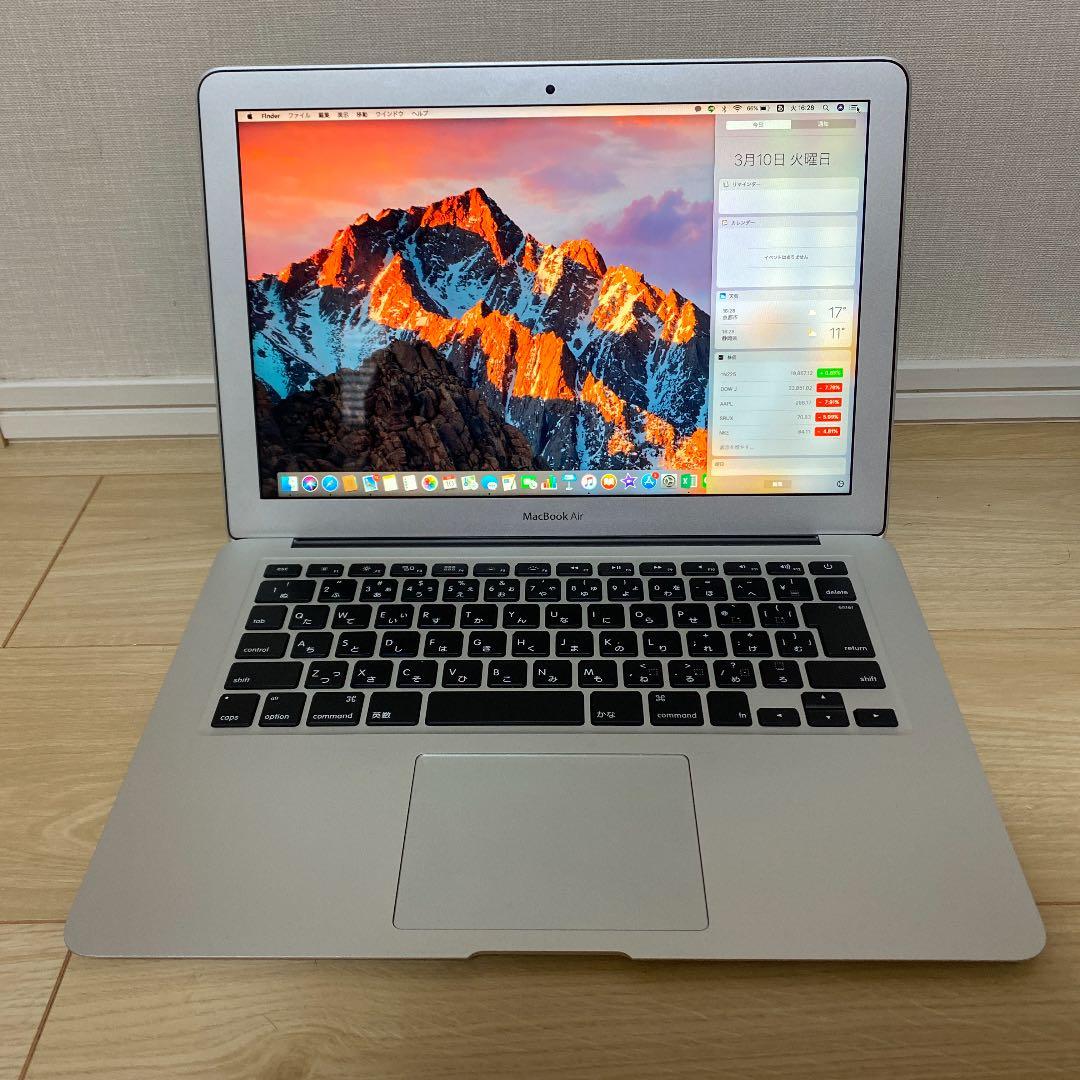 MacBook air（13インチ、2017年モデル）