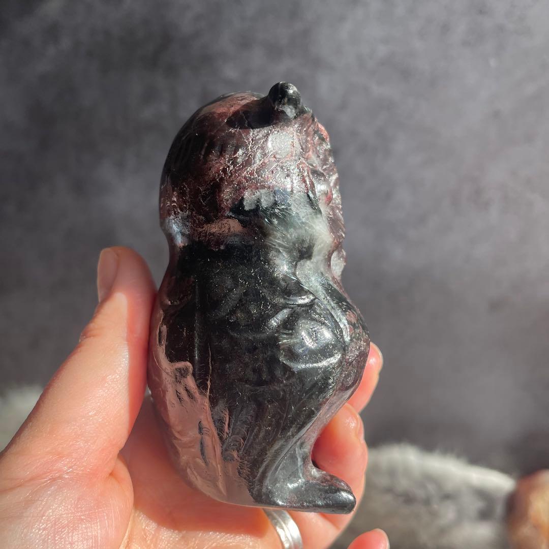 ガーネット ヌーマナイト フクロウ