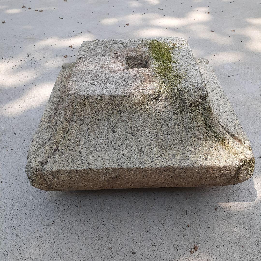 御影石束石