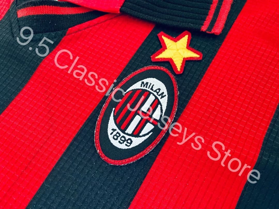 ACミラン 97/98 ホーム ユニフォーム #9 クライバート 選手仕様