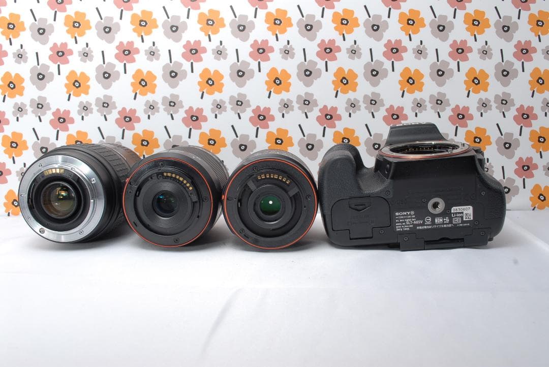 ❤即購入1000円OFF❤SONY α65❤超高画質❤超望遠トリプルレンズ❤