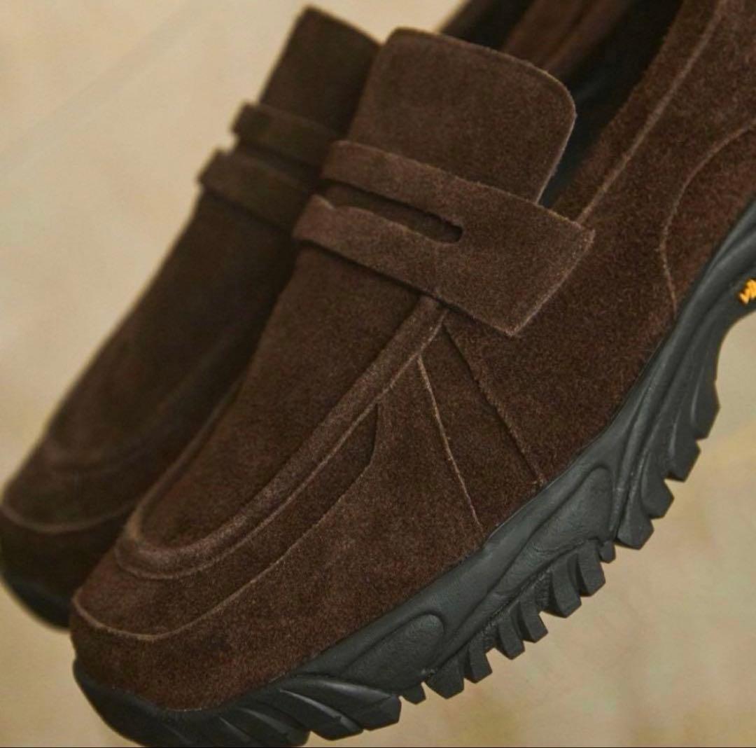 完売品VIBRAM×OPENING ACTローファースニーカー 26.5