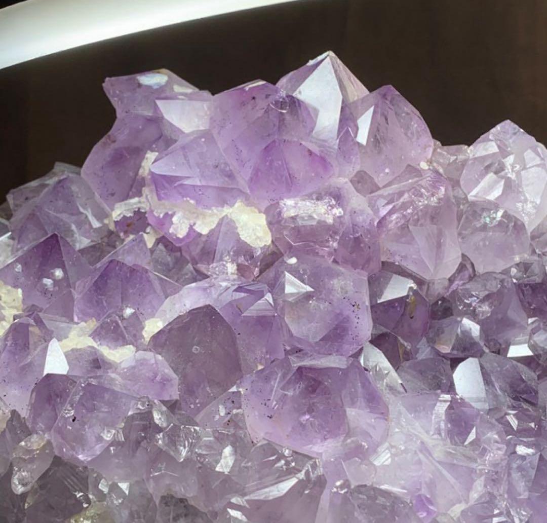 ALLSALE☆ブラジル産☆ラベンダーアメジスト原石クラスター