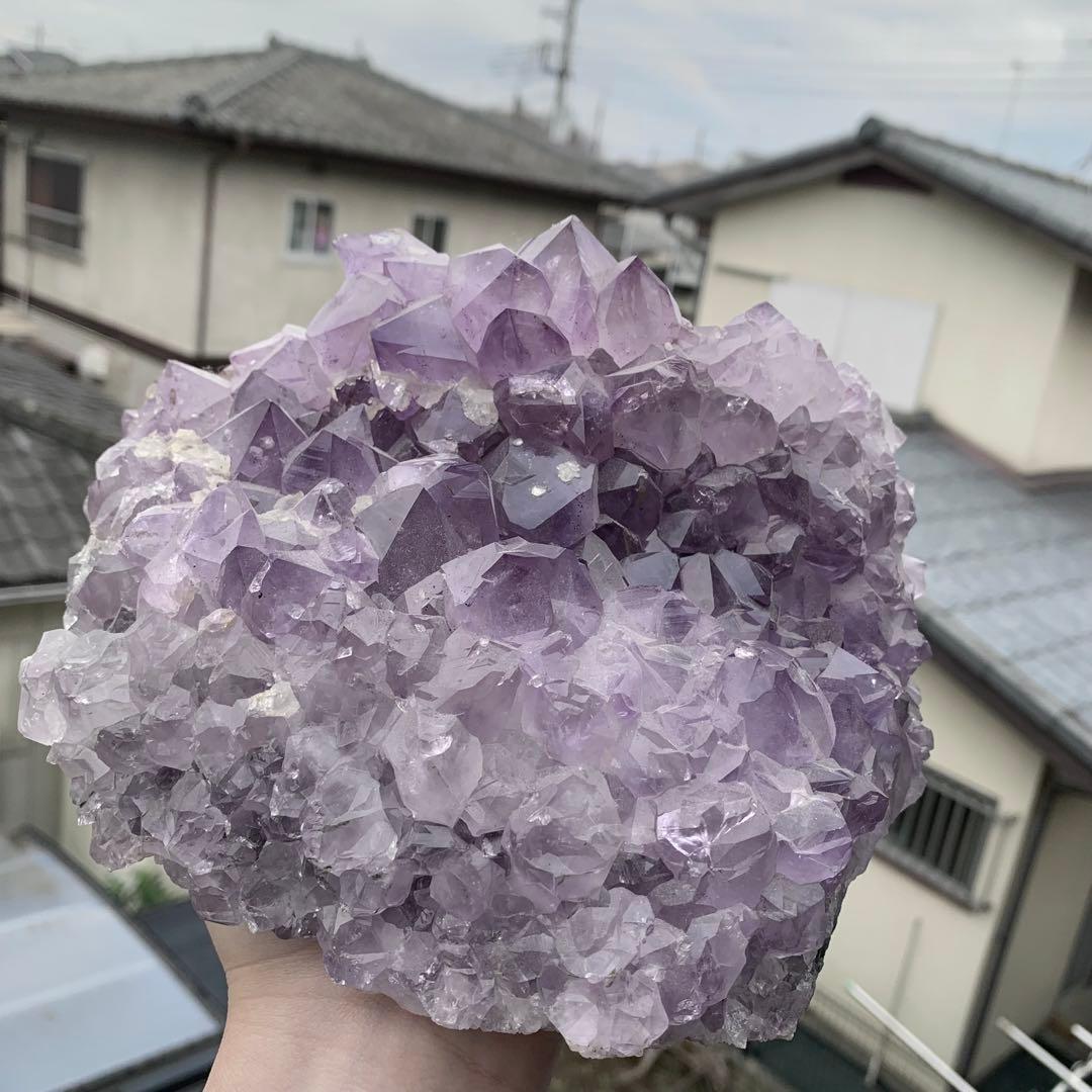 ALLSALE☆ブラジル産☆ラベンダーアメジスト原石クラスター