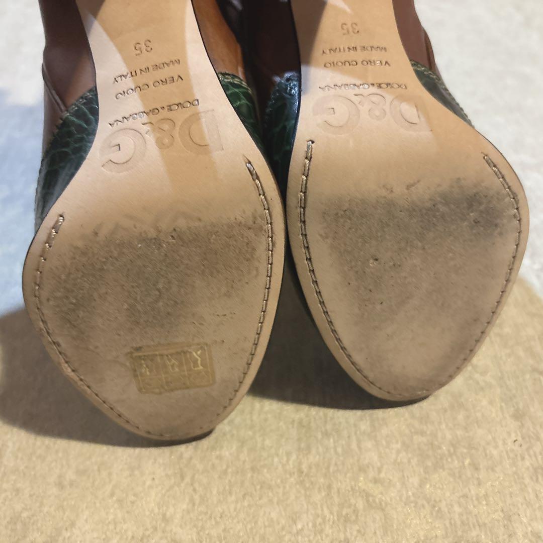 希少 DOLCE&GABBANA ドルチェ&ガッパーナ ウエスタンブーツ