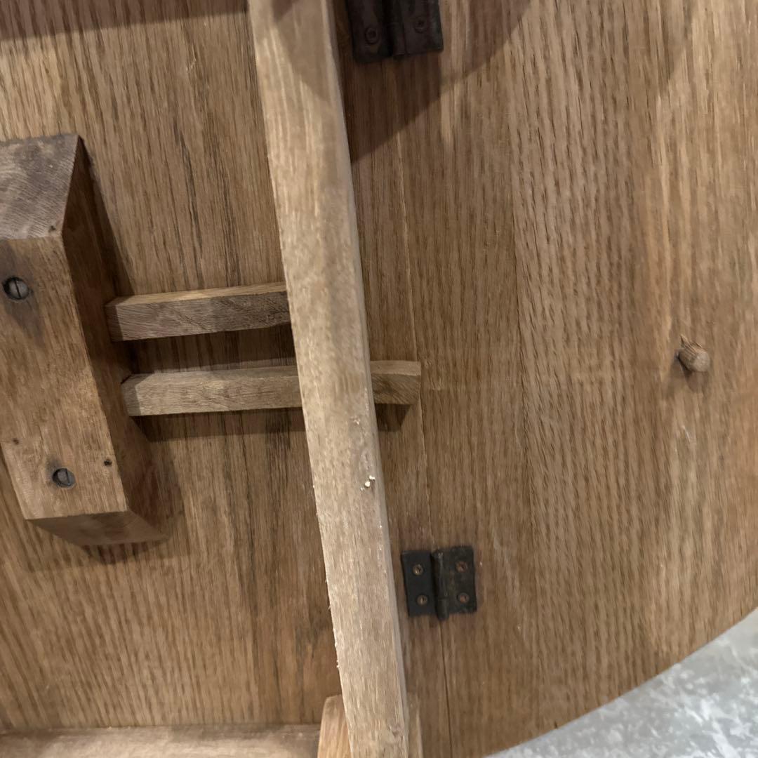 nozドロップリーフテーブル　　サイドテーブル　剥離