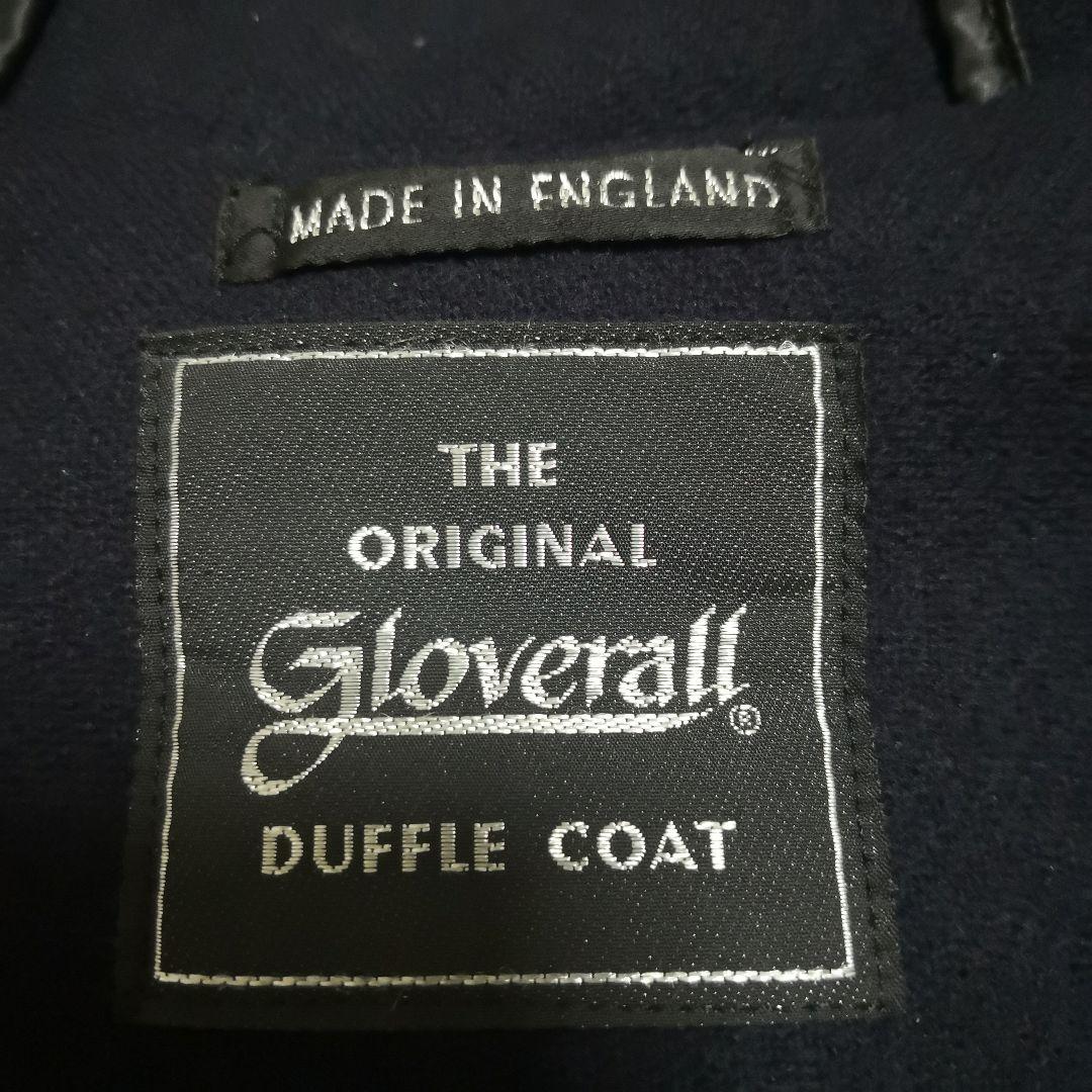 Gloverall ダッフルコート ヘリンボーン ネイビー