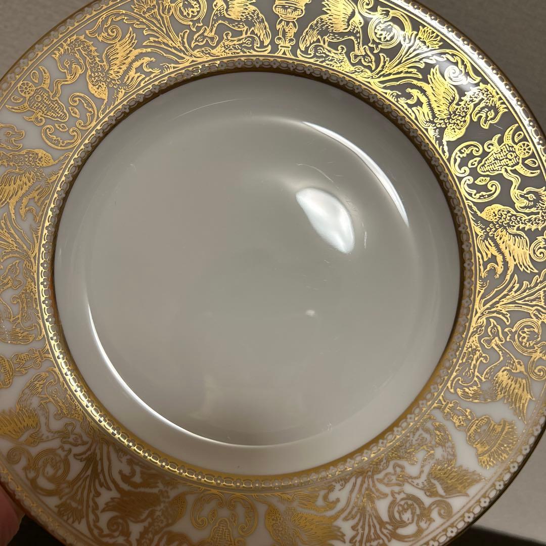 ウェッジウッド　フロレンティーン　ゴールド　デザートプレート　20.5cm