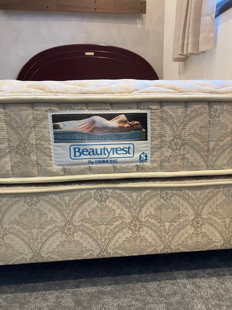 シモンズ　マットレス&フレーム　ダブルベッド　送料込み! beautyrest