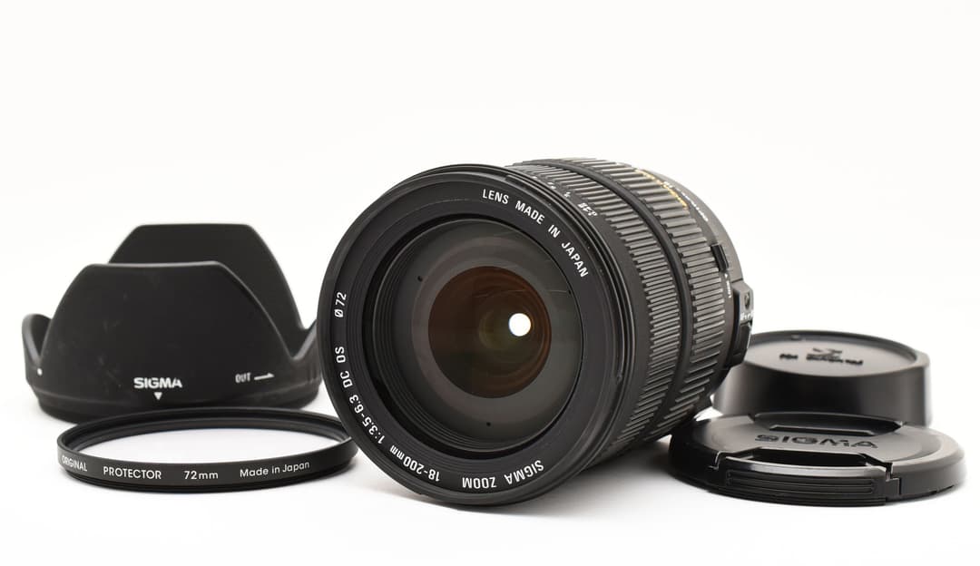 レンズ(ズーム) Canon Sigma 18-200mm 3.5-6.3 DC OS #8249