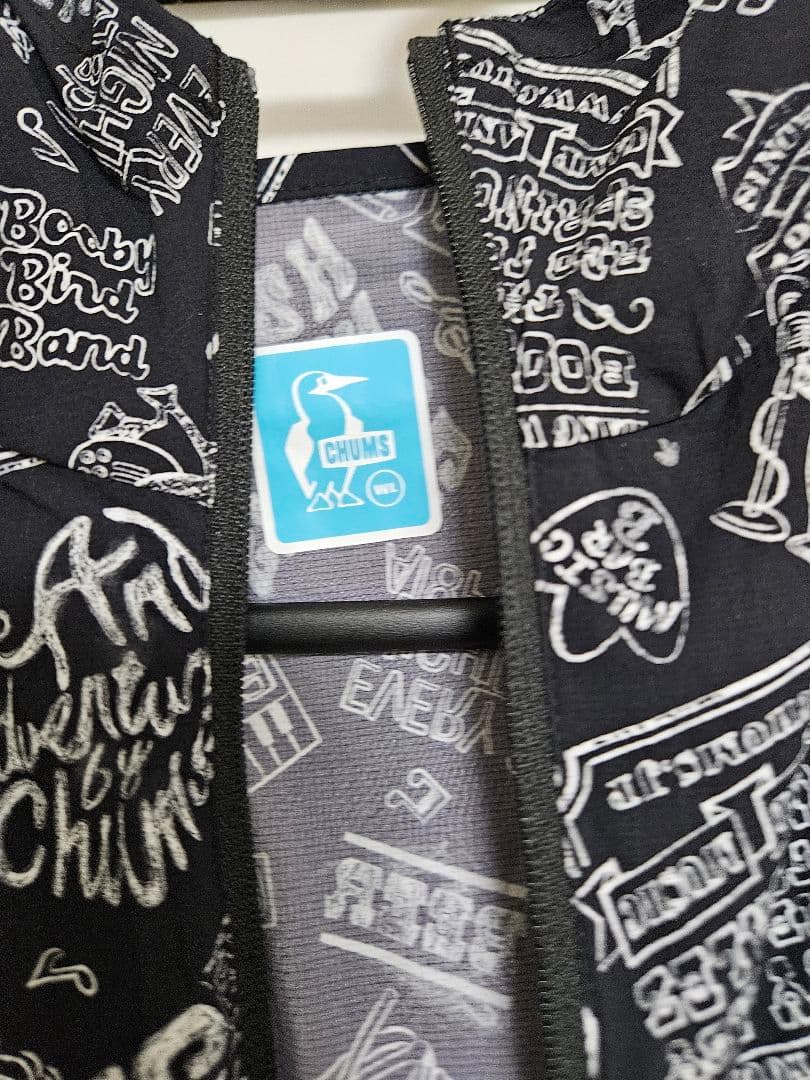 CHUMS ランニングジャケット ナイロン Woman L 撥水加工 フルジップ