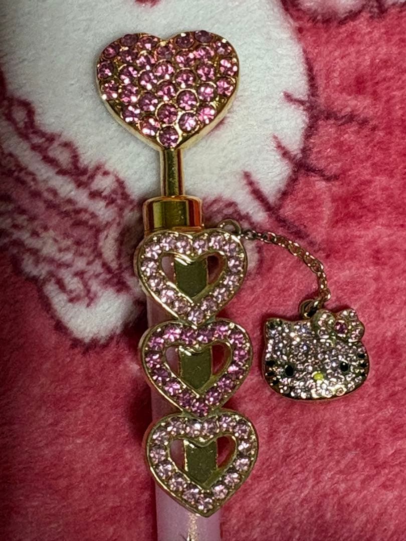 サンリオ　ハローキティ　キラデコシャープペンボールペンハートSP レア【希少】