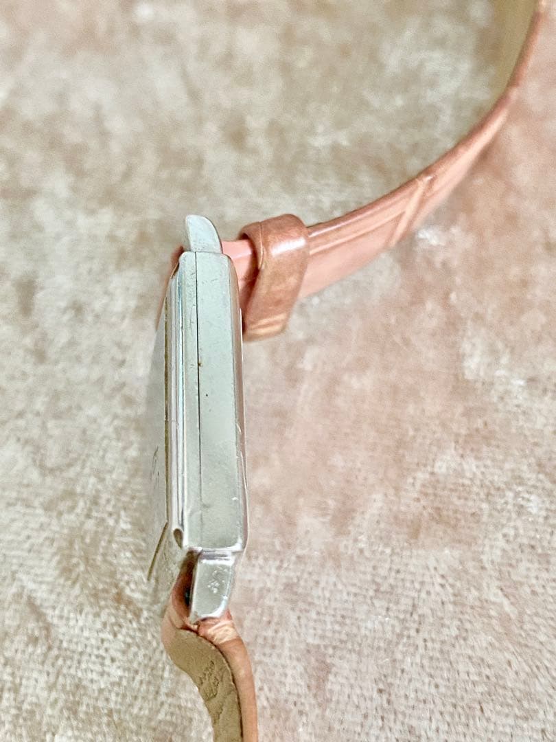 【中古品】Chopard スクエアフェイス 時計 ピンク