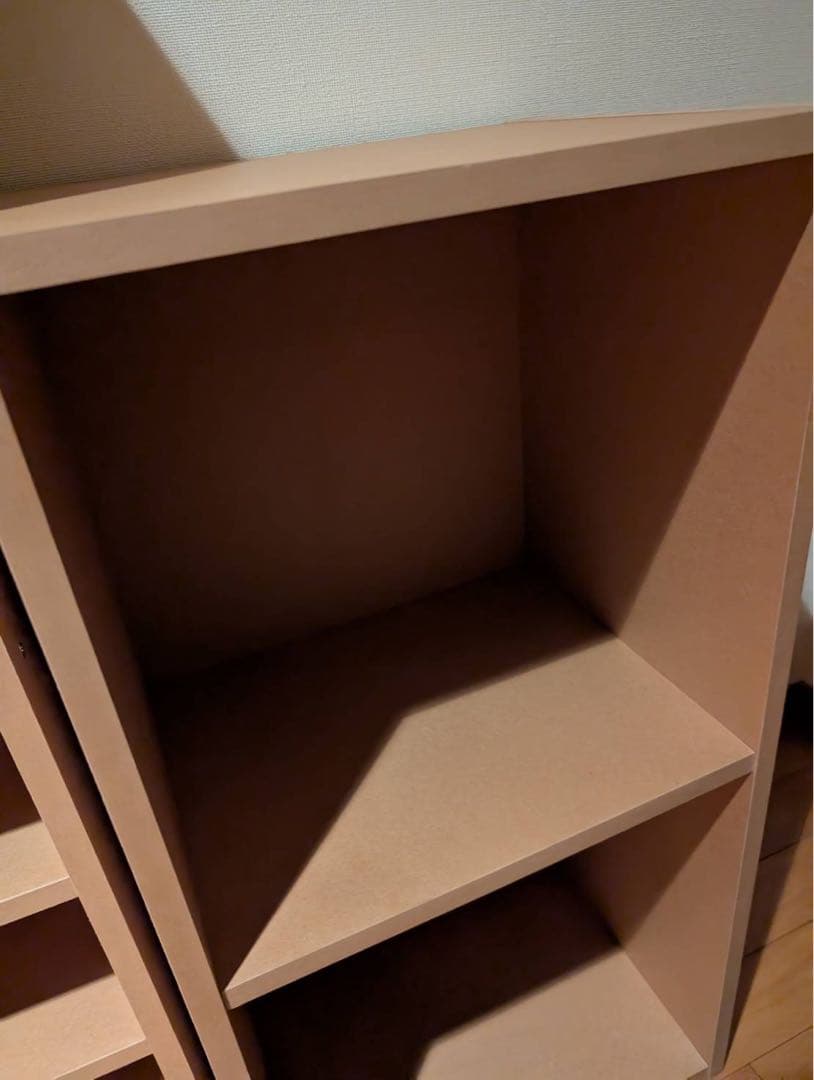 ■送料込■無印良品 パルプボードボックスマルチラックA4 本棚 カラーボックス