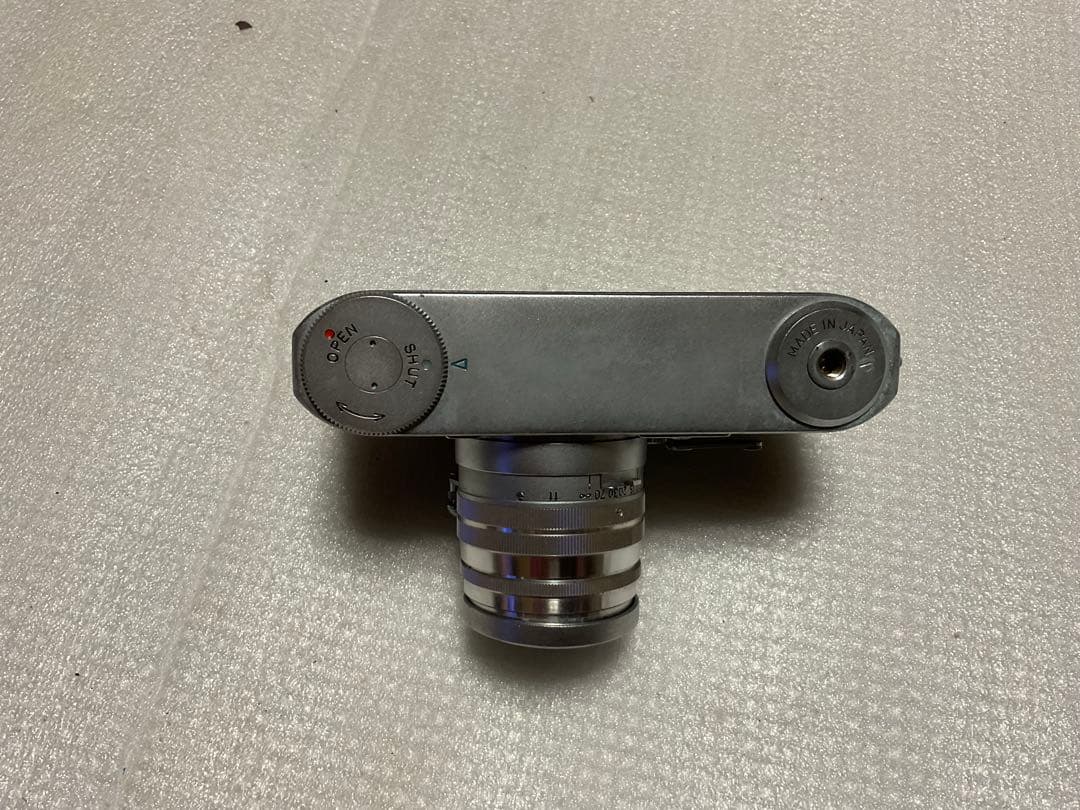 ミノルタ・３５。C.K.S。【昭和レトロフィルム式カメラ　カバア付き】。