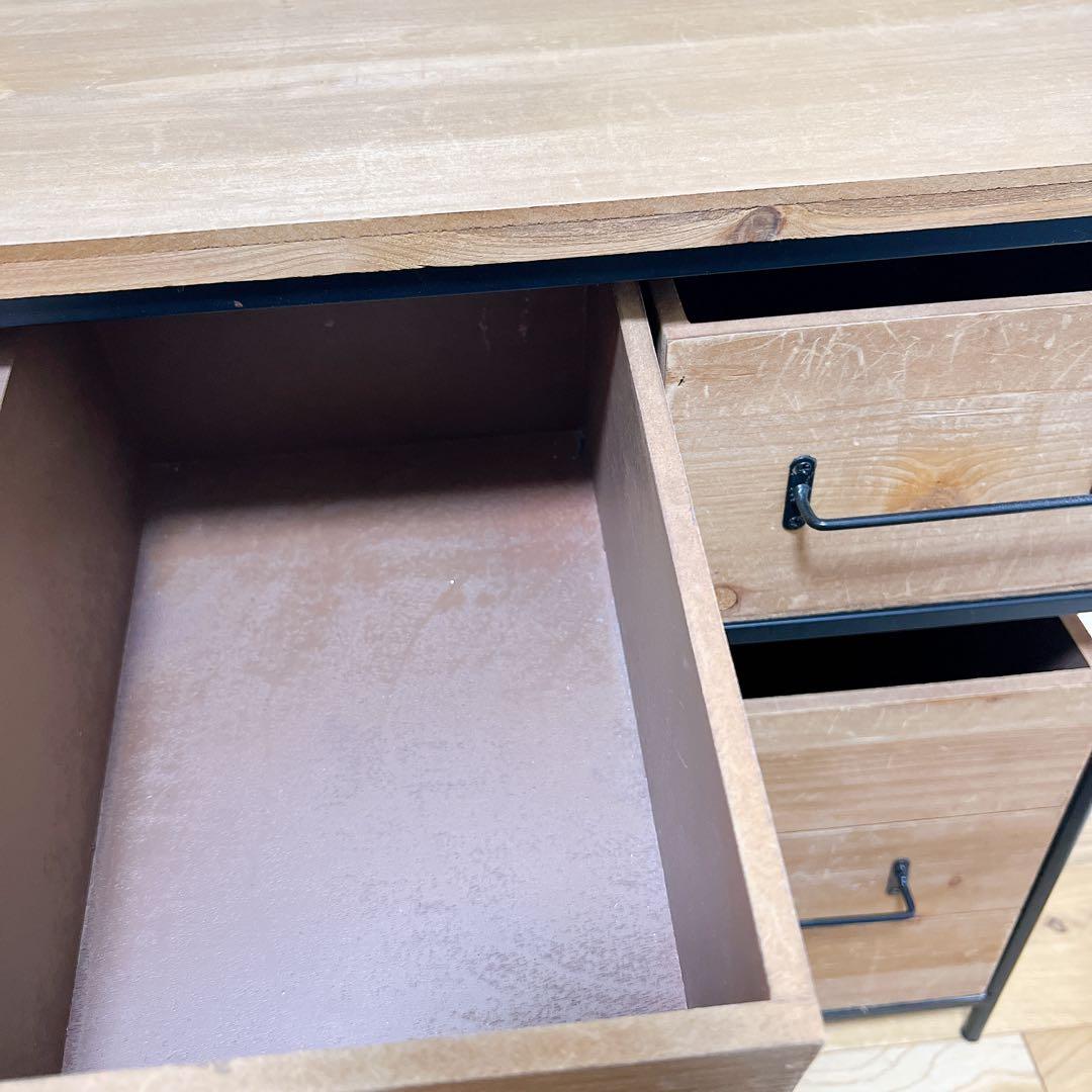 salut! WEB限定 アイアンウッド5ドロワーマルチラック