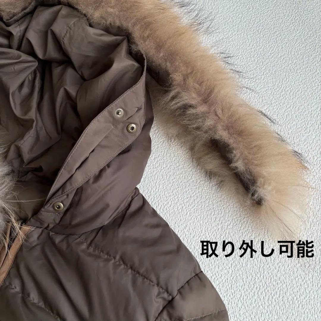 23区　3way タフタダウンライナーコートモッズコートブラウン40 洗える