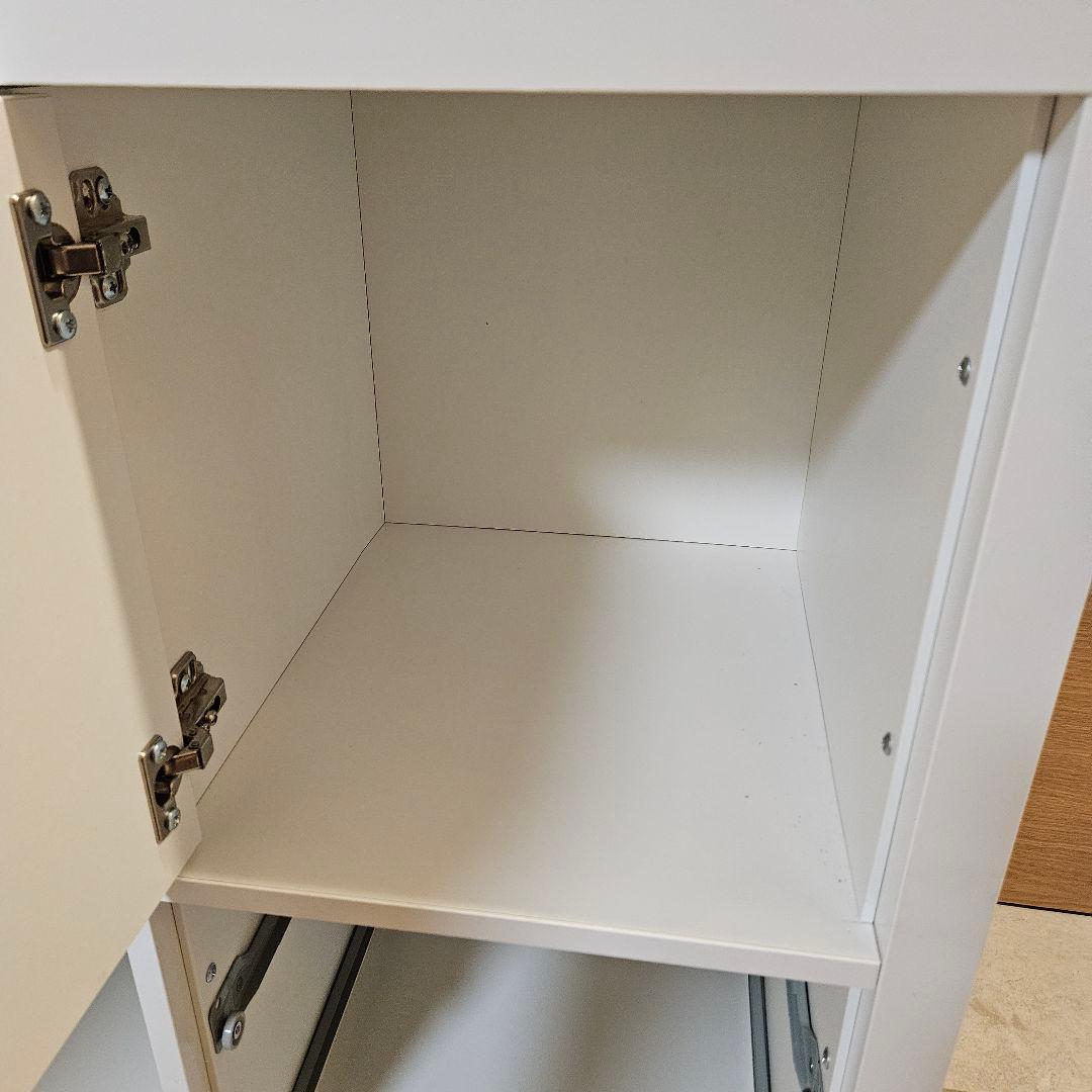 IKEA KALLAX シェルフユニット　引き出し、扉付き　完成品　カラックス