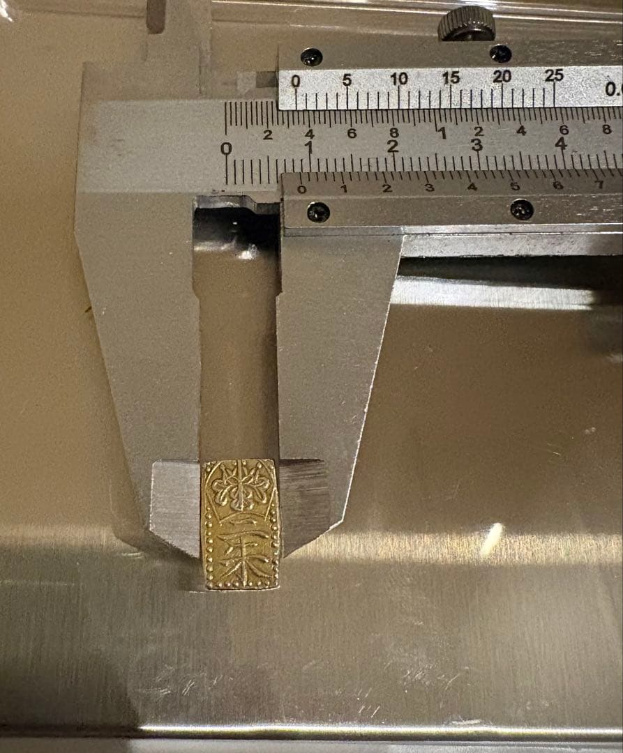 天保ニ朱金　美品